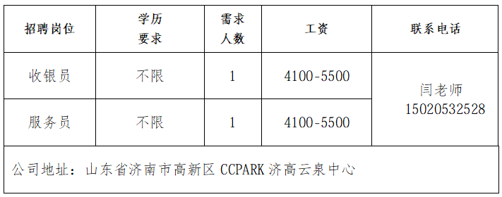 济南天府国麻辣香锅（云泉中心店）招聘收银员,服务员