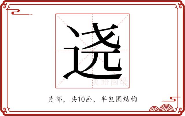 𰺷的部首图片